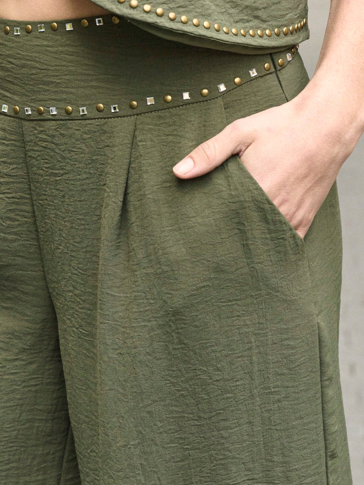 Pantaloni SHEIN, verde