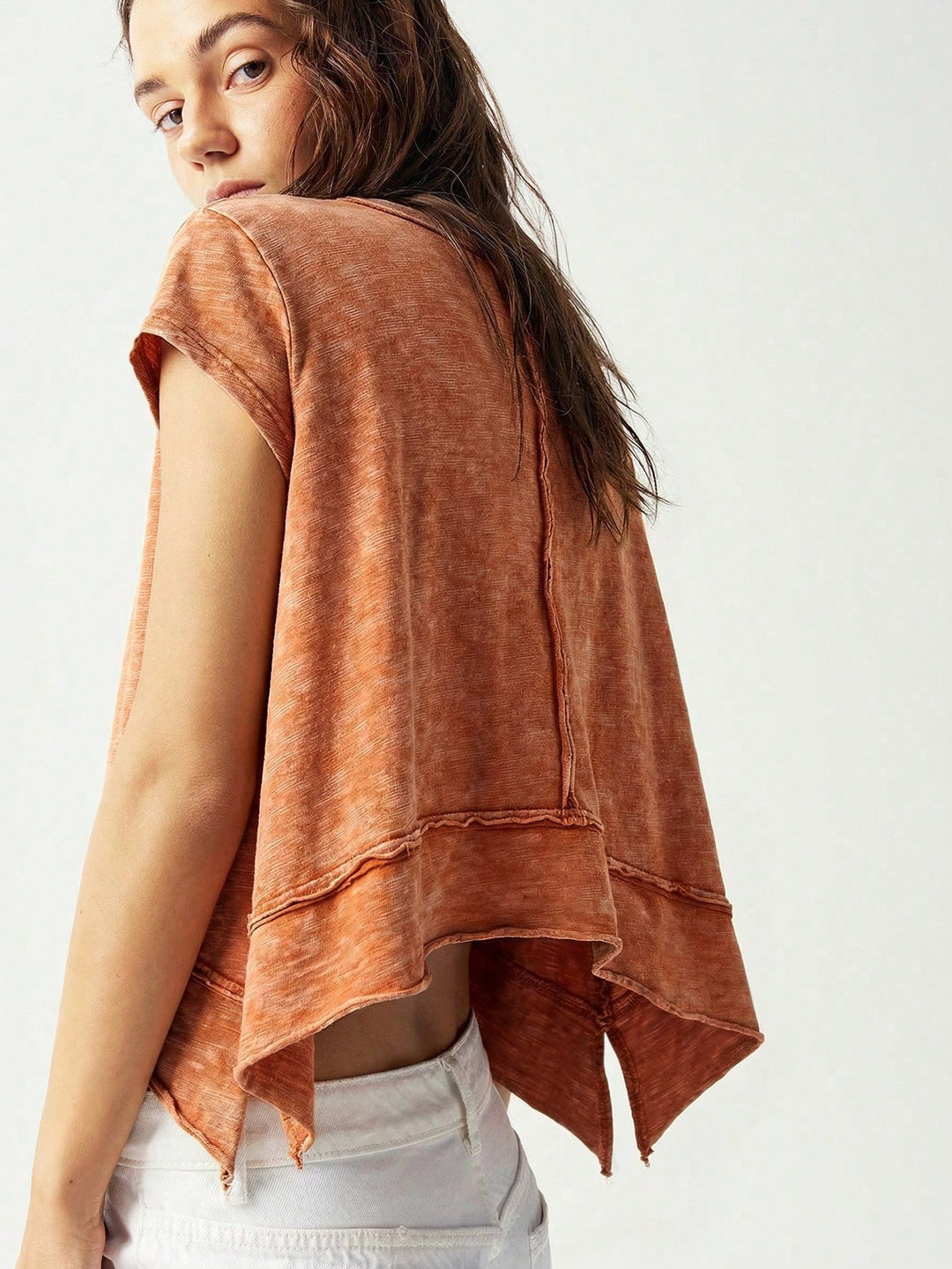 Tricou SHEIN, portocaliu