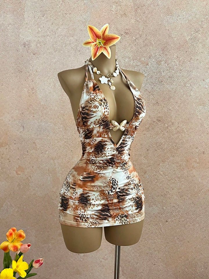 Rochie scurtă SHEIN, mix culori