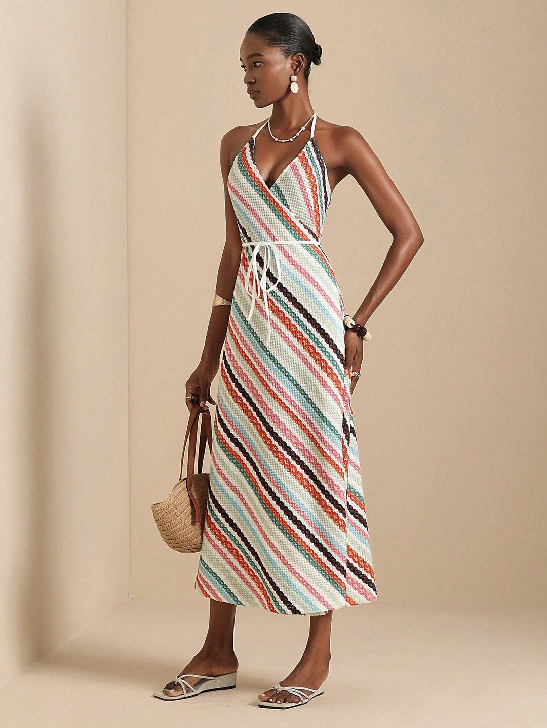 Rochie maxi SHEIN, mix culori