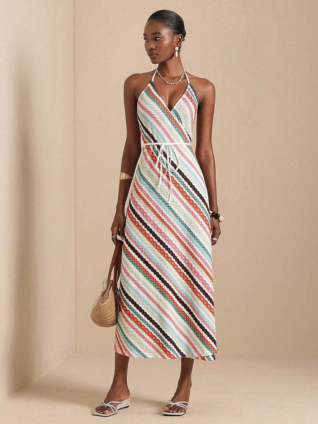 Rochie maxi SHEIN, mix culori
