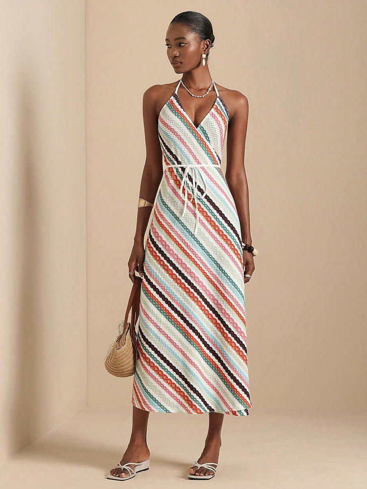 Rochie maxi SHEIN, mix culori