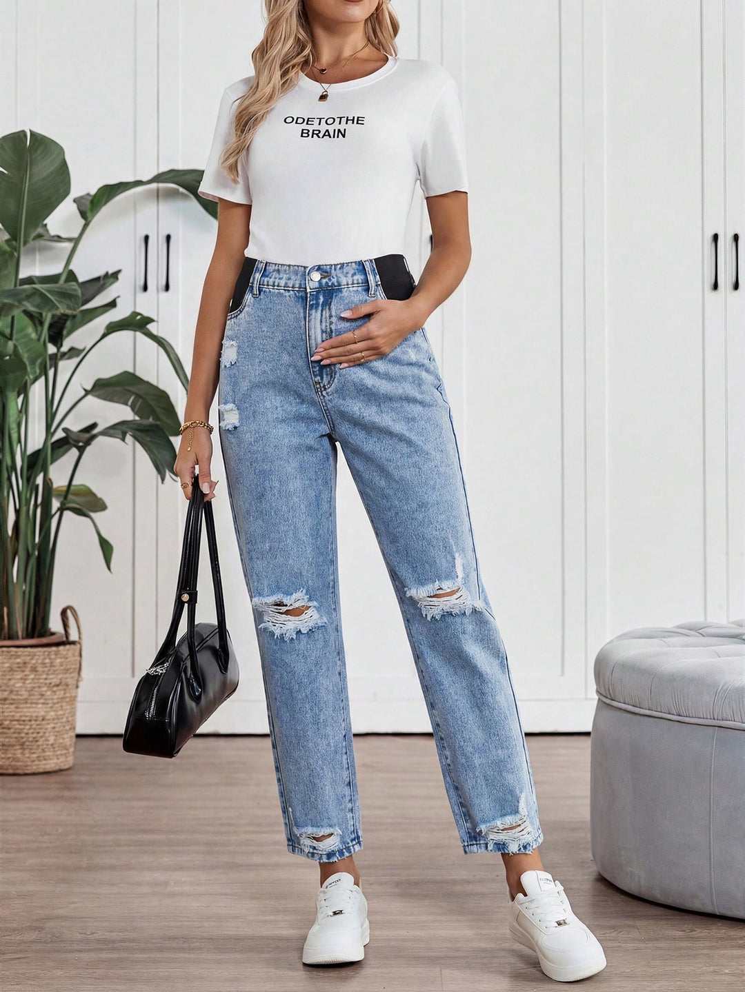 Jeans SHEIN, albastru