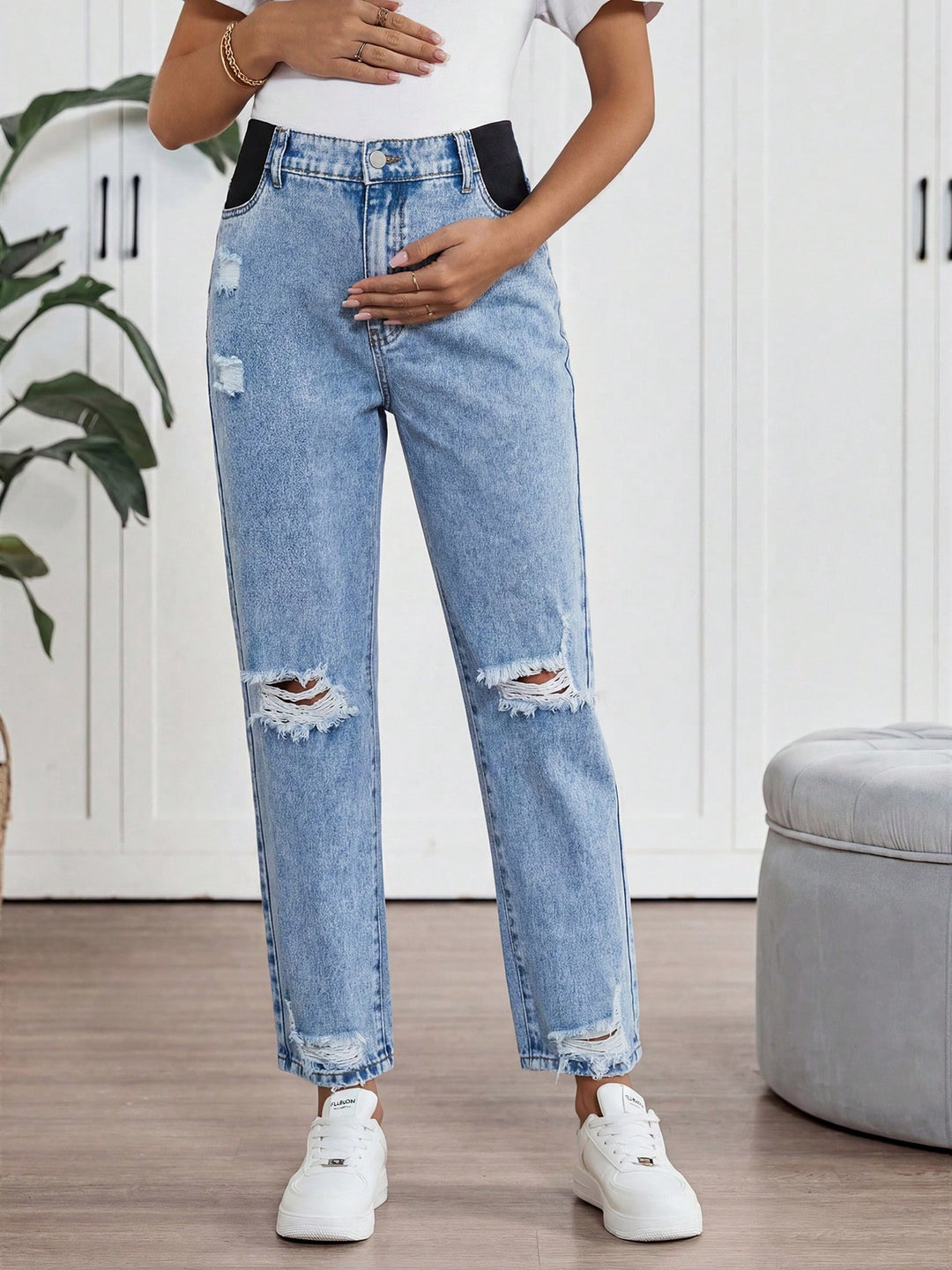 Jeans SHEIN, albastru