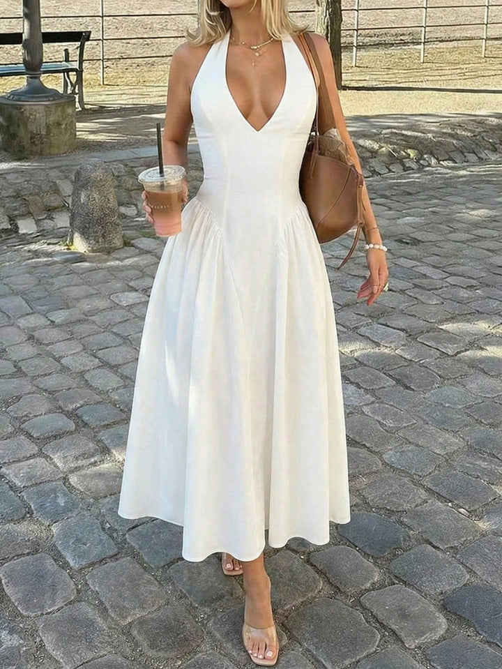 Rochie midi SHEIN, alb