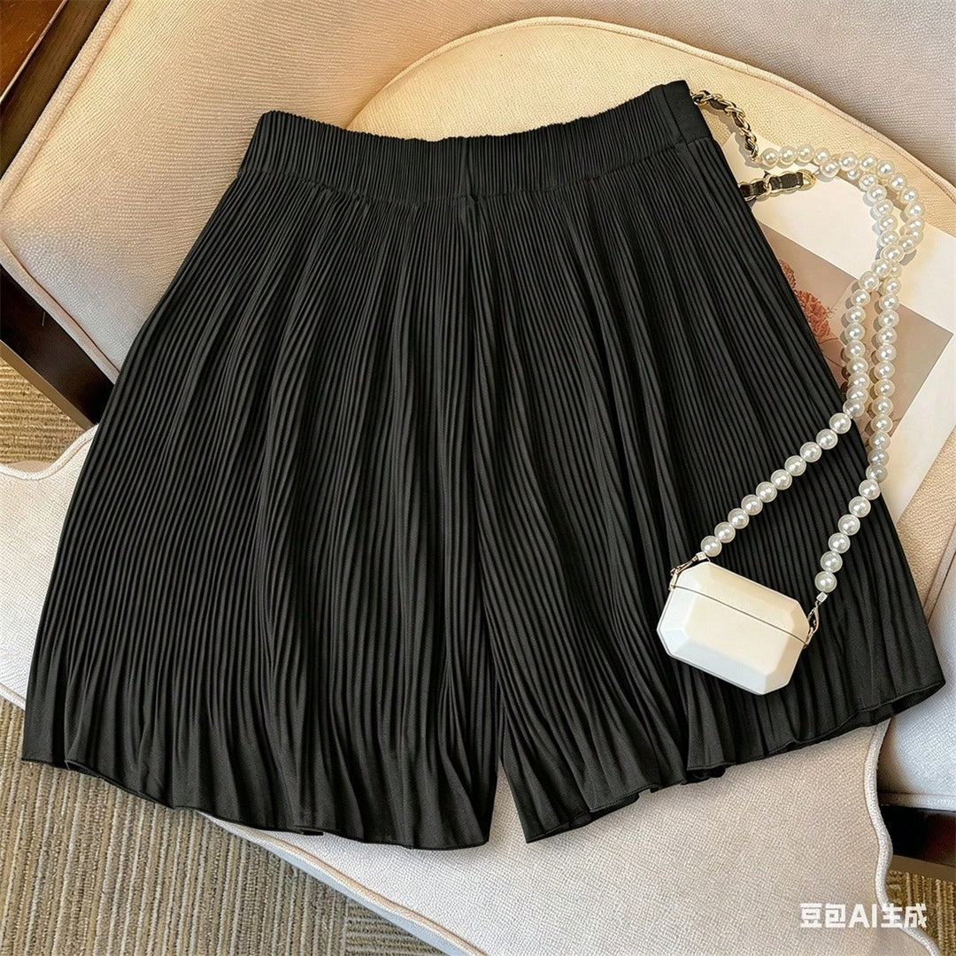 Pantaloni scurți SHEIN, negru