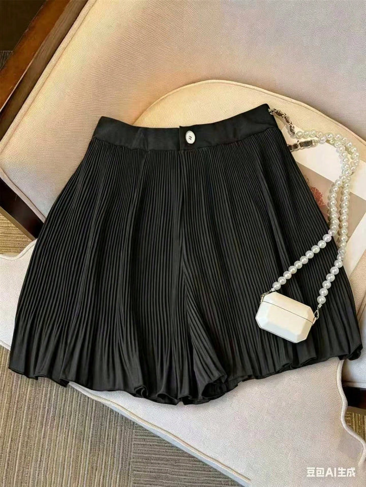 Pantaloni scurți SHEIN, negru