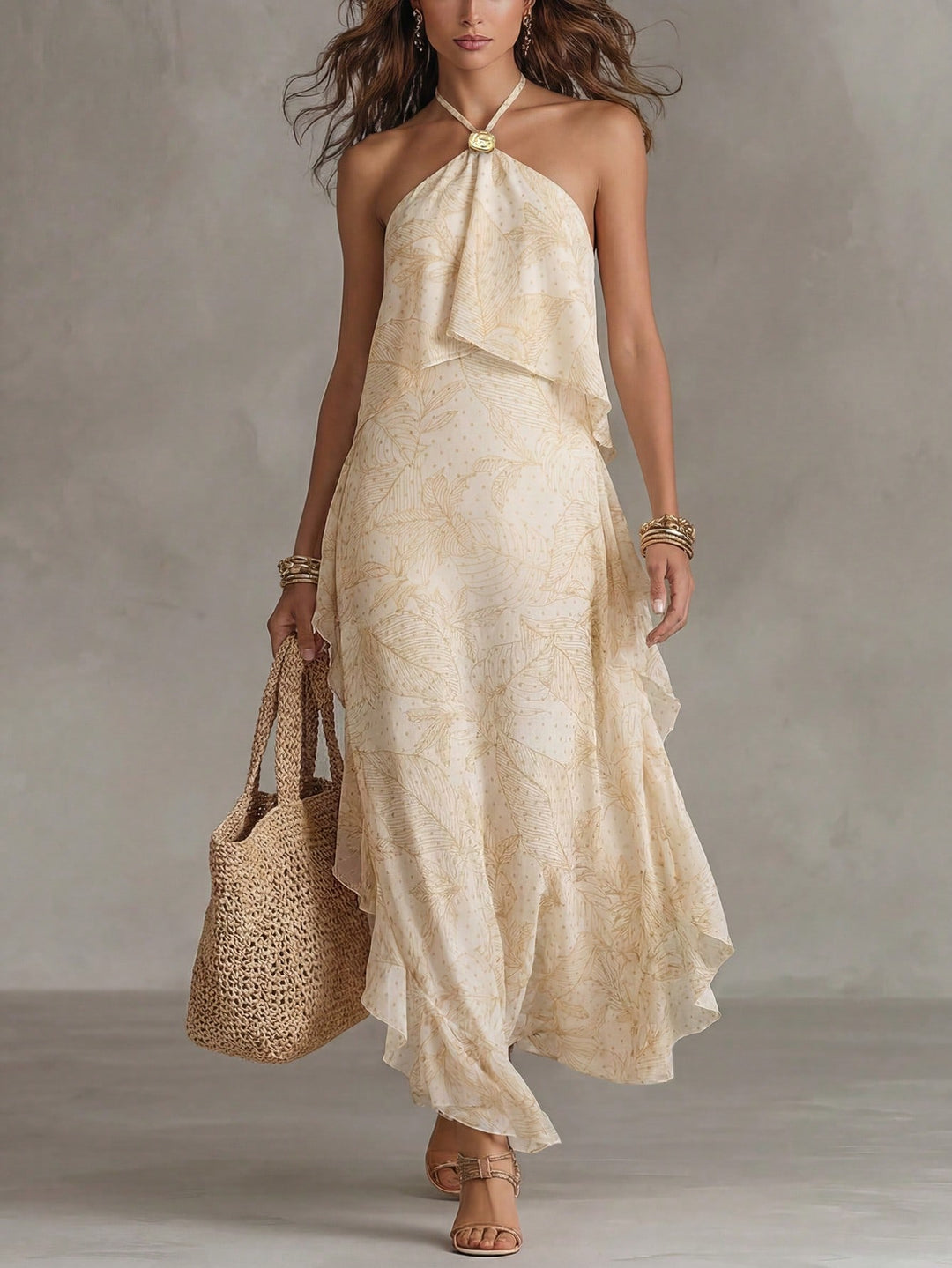 Rochie maxi SHEIN, mix culori