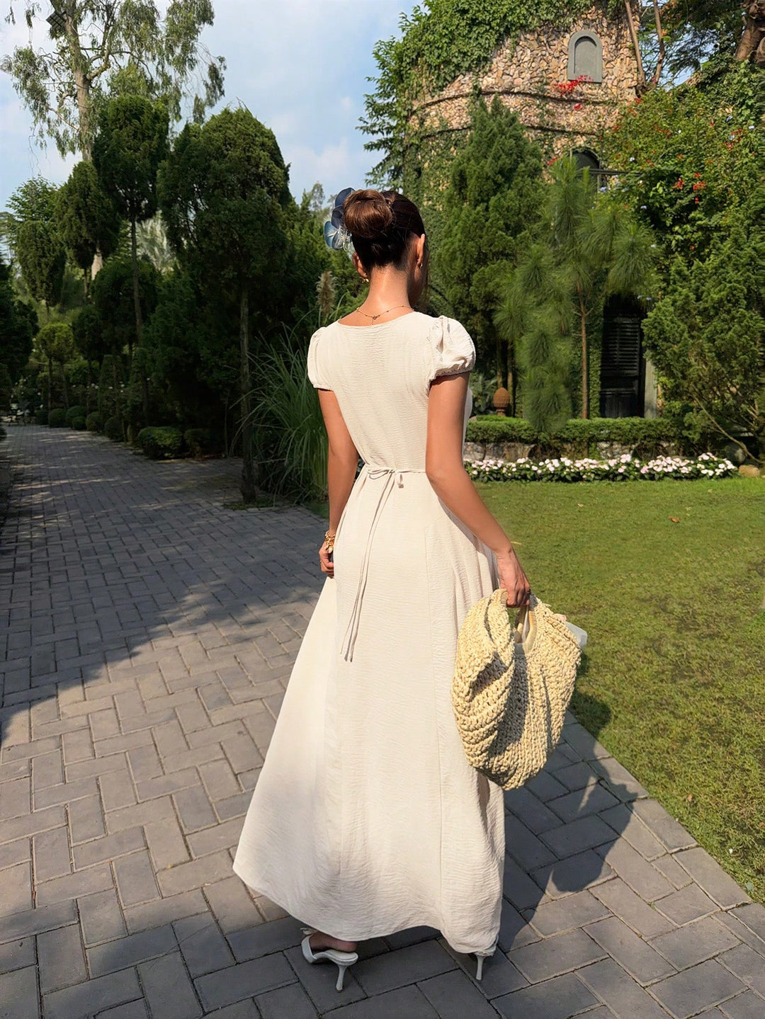 Rochie maxi SHEIN, roz