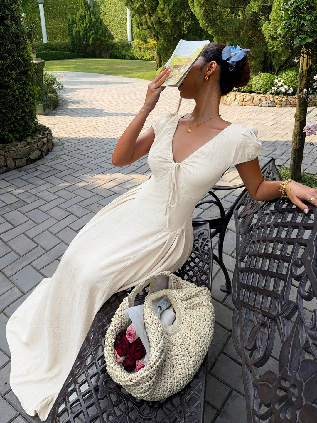 Rochie maxi SHEIN, roz