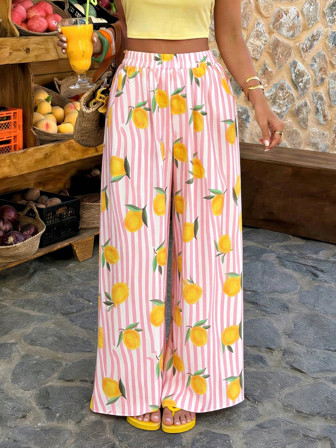Pantaloni SHEIN, alb