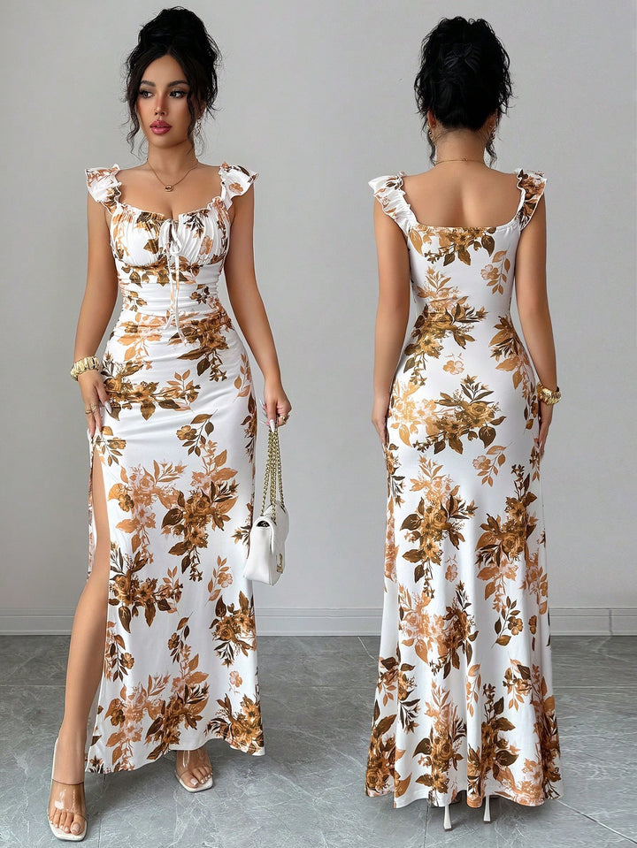 Rochie maxi SHEIN, galben