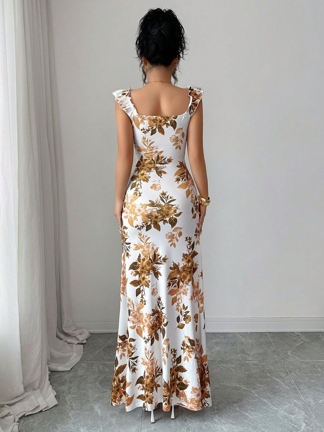 Rochie maxi SHEIN, galben