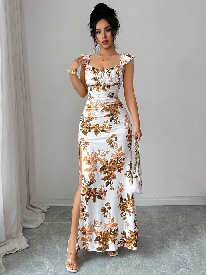 Rochie maxi SHEIN, galben