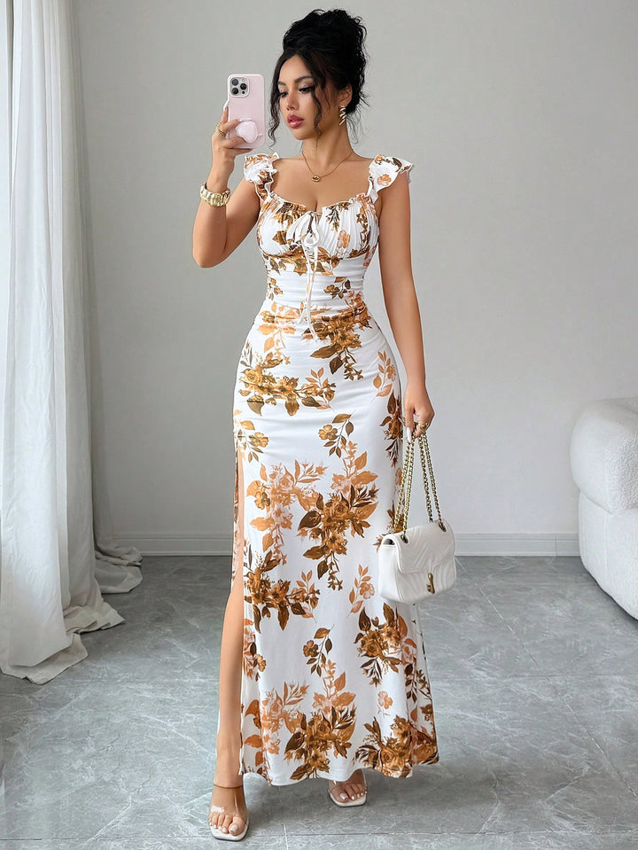 Rochie maxi SHEIN, galben