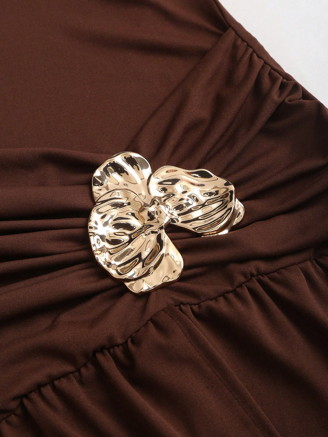 Rochie maxi SHEIN, maro