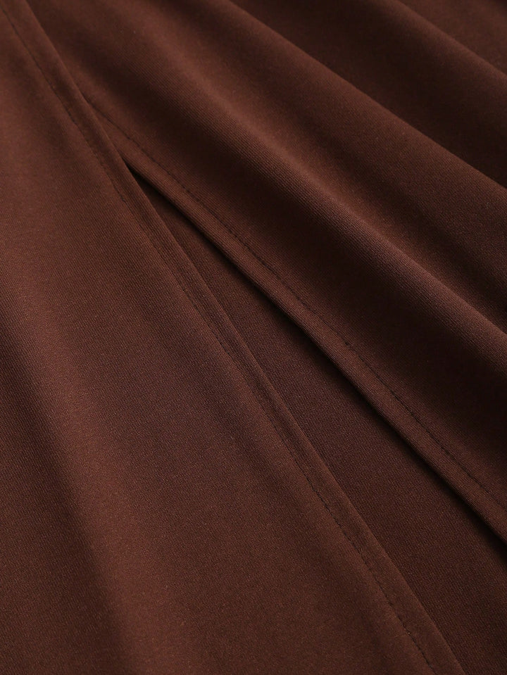 Rochie maxi SHEIN, maro