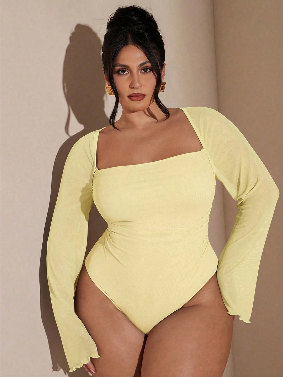 Body SHEIN, galben