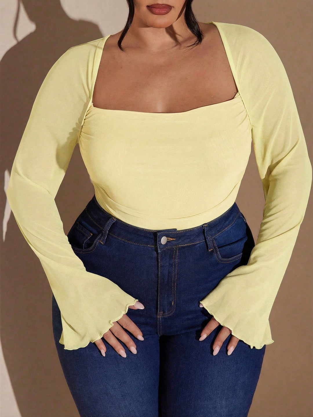 Body SHEIN, galben