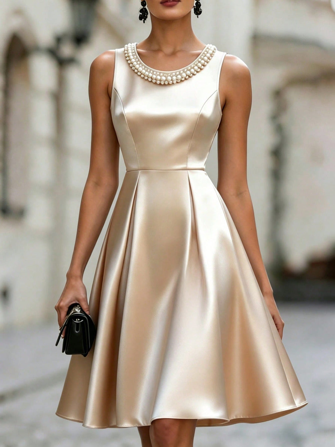 Rochie midi SHEIN, portocaliu