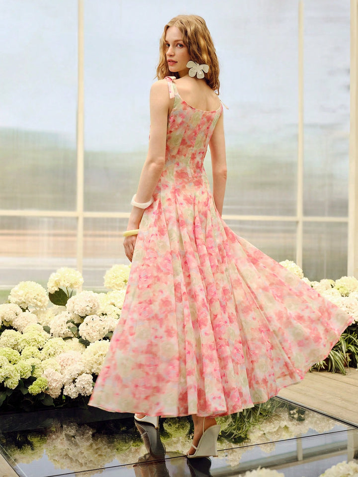 Rochie maxi SHEIN, roz