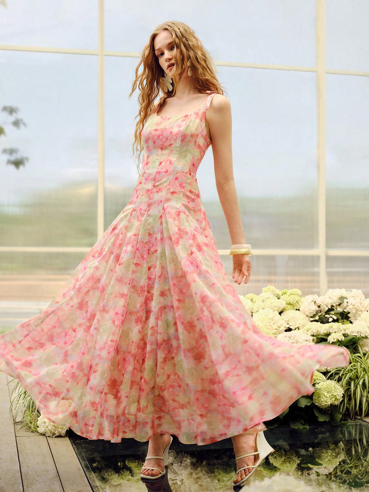 Rochie maxi SHEIN, roz