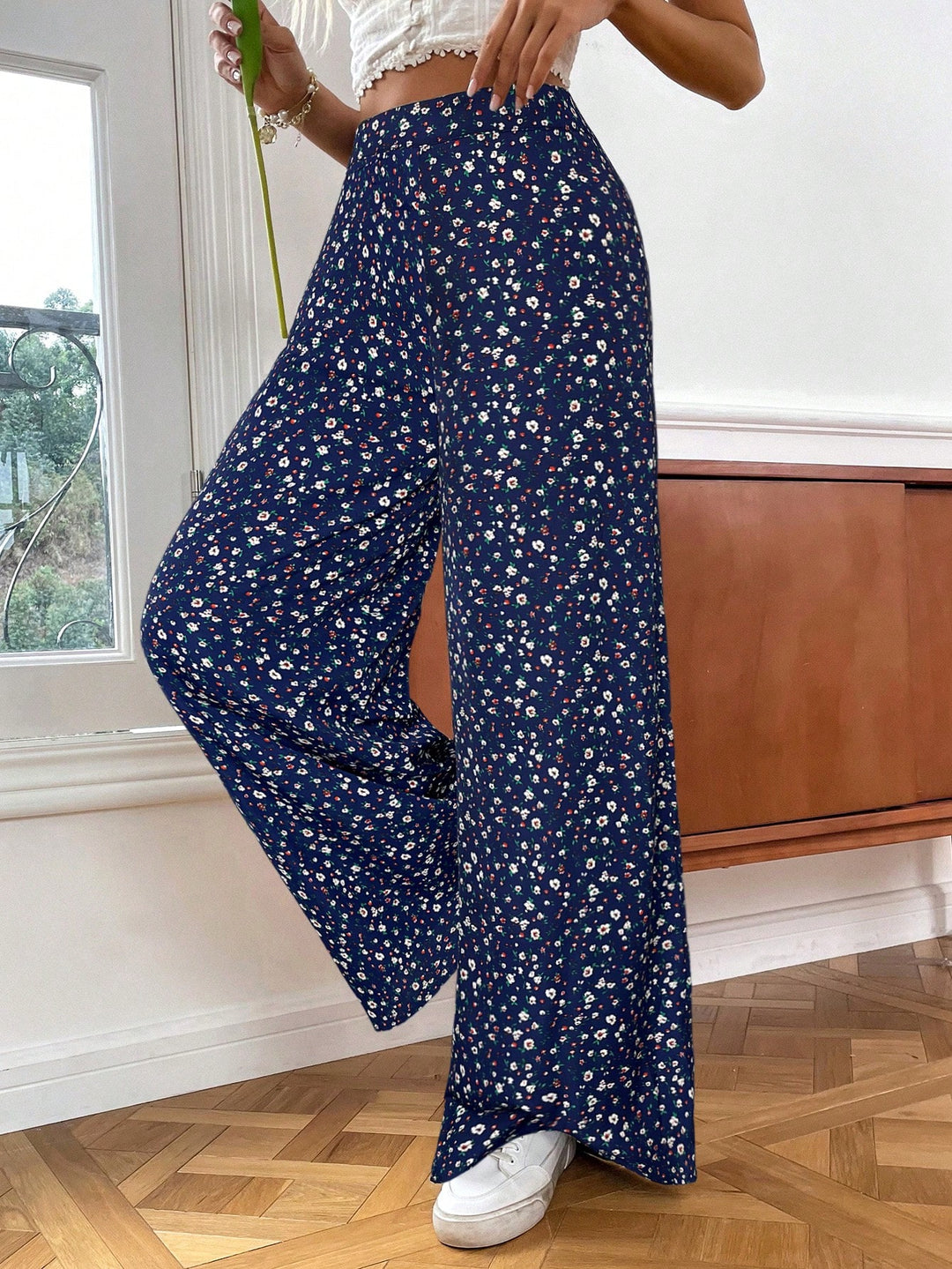 Pantaloni SHEIN, albastru