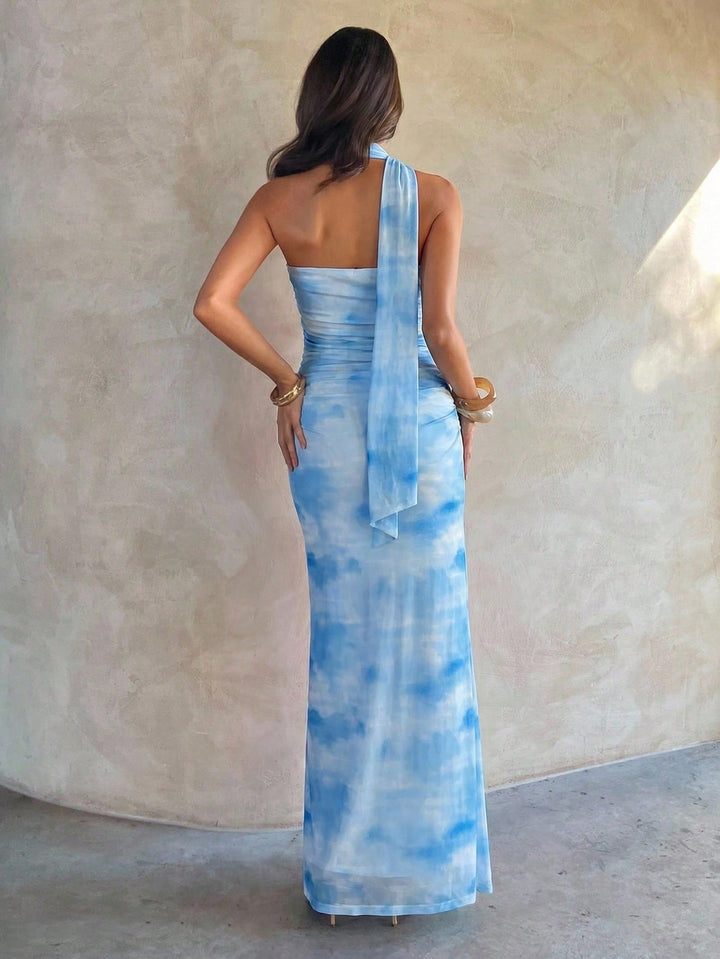 Rochie maxi SHEIN, albastru