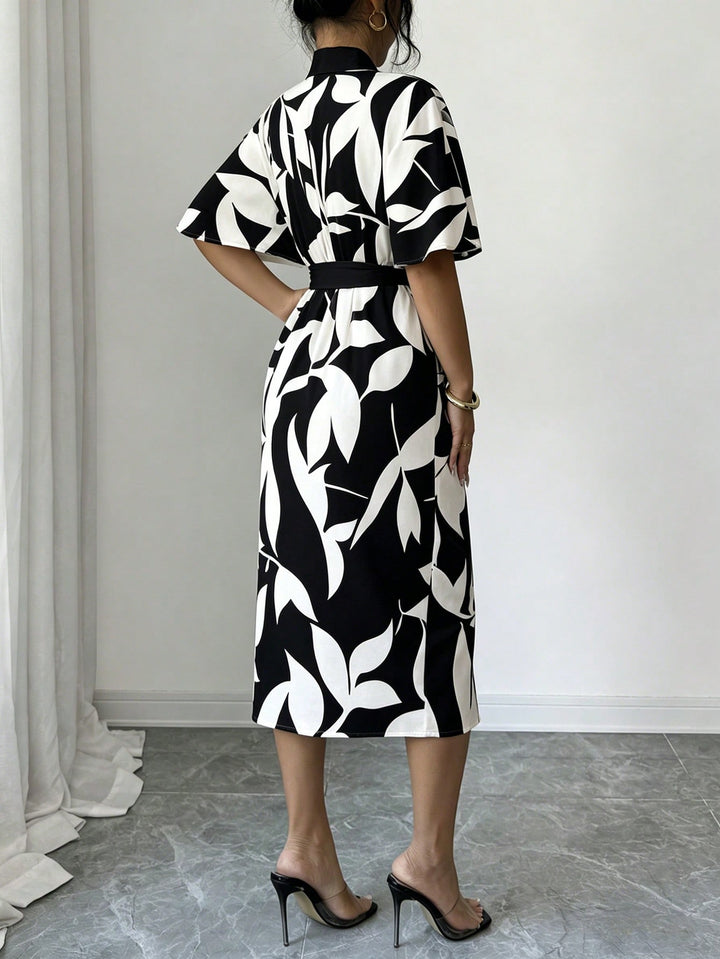 Rochie midi SHEIN, mix culori