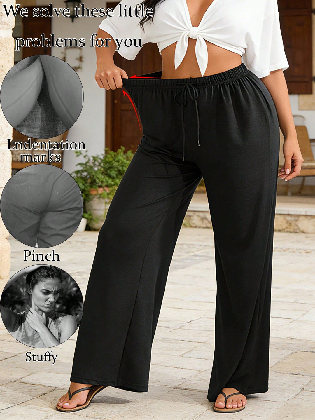 Pantaloni SHEIN, negru
