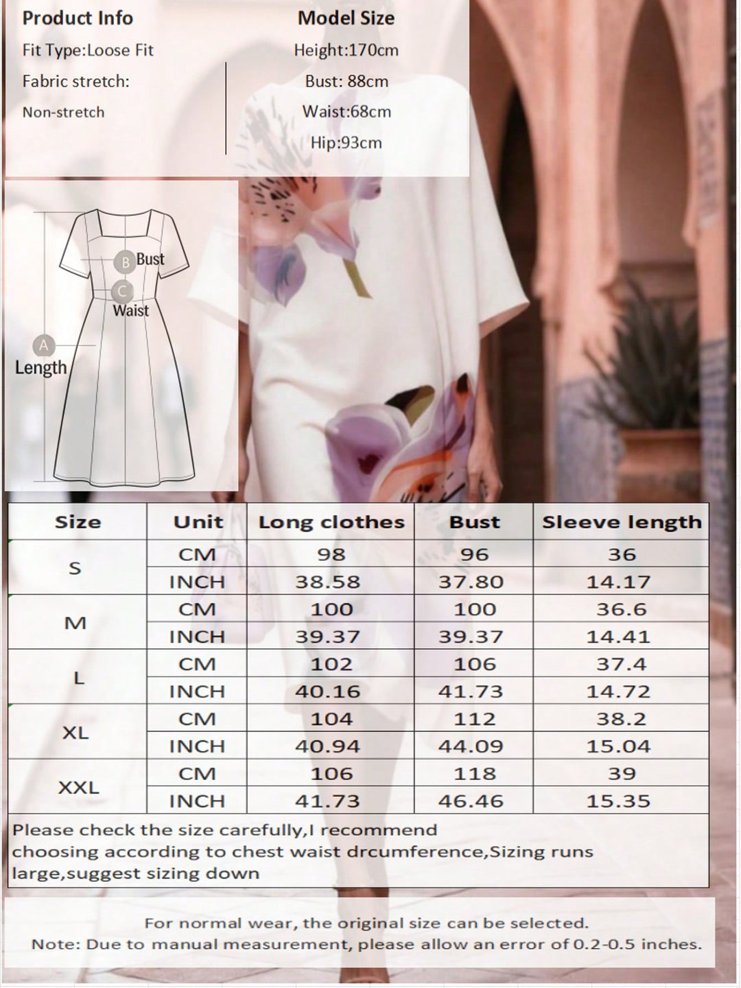 Rochie midi SHEIN, mix culori