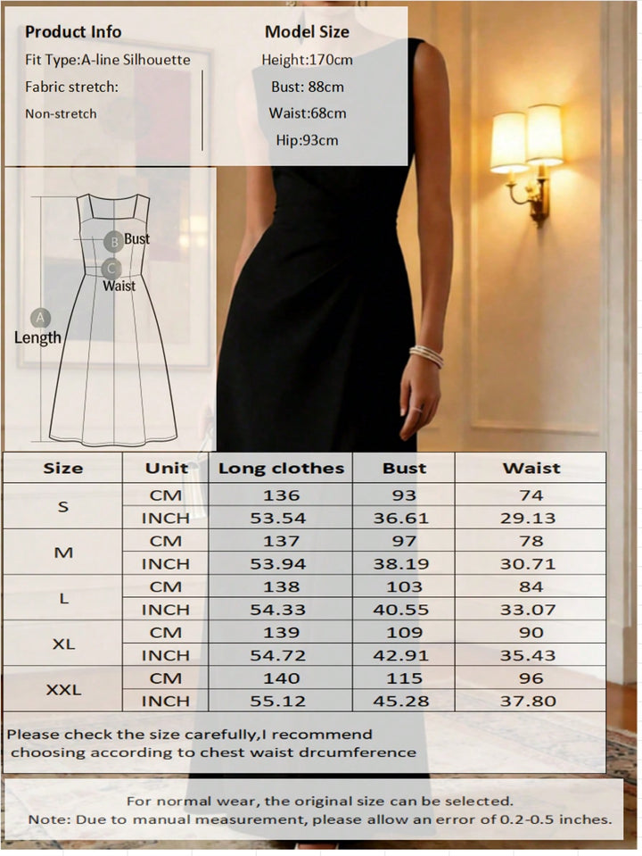 Rochie maxi SHEIN, negru