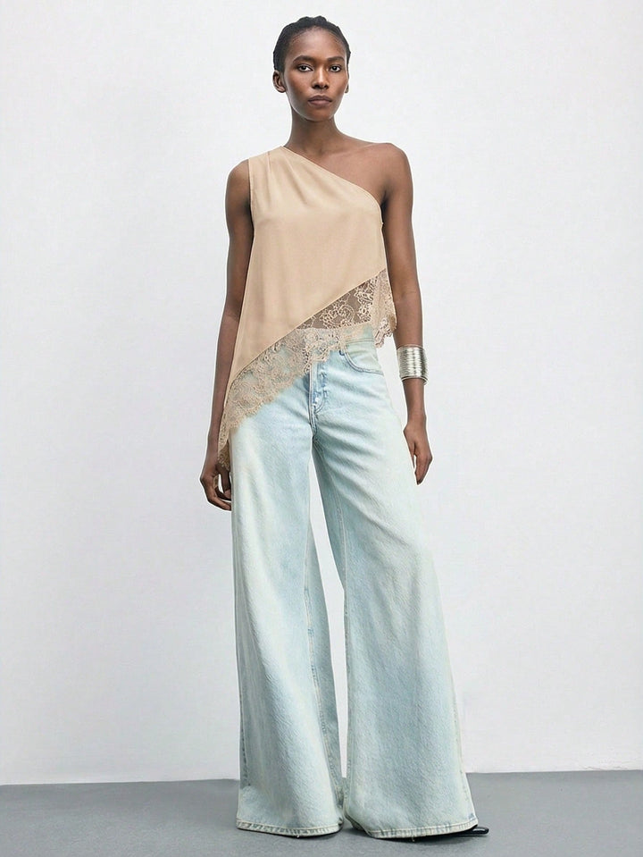 Top SHEIN, portocaliu