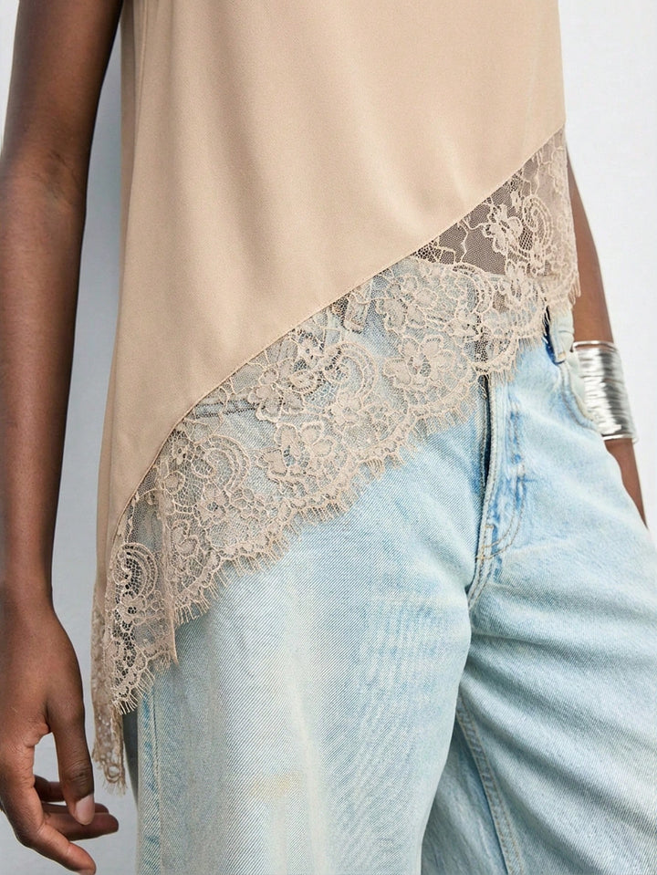 Top SHEIN, bej