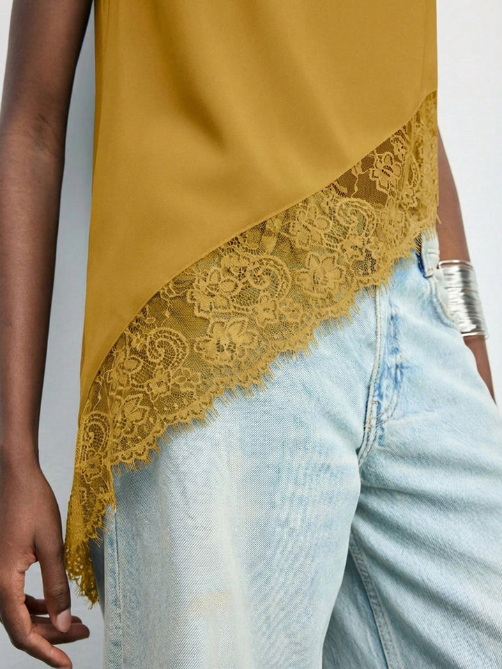Top SHEIN, galben