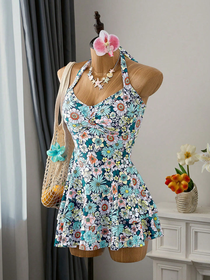 Rochie de baie SHEIN, mix culori