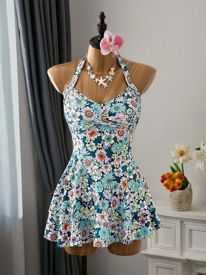 Rochie de baie SHEIN, mix culori