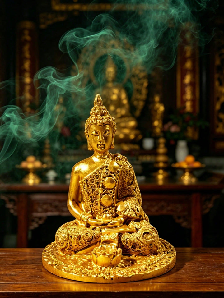 Suport pentru lumânări buddha SHEIN, mix culori