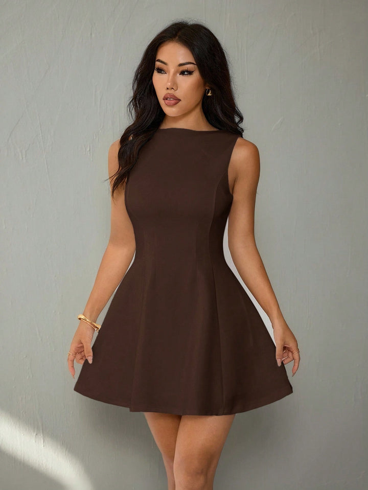Rochie mini SHEIN, maro