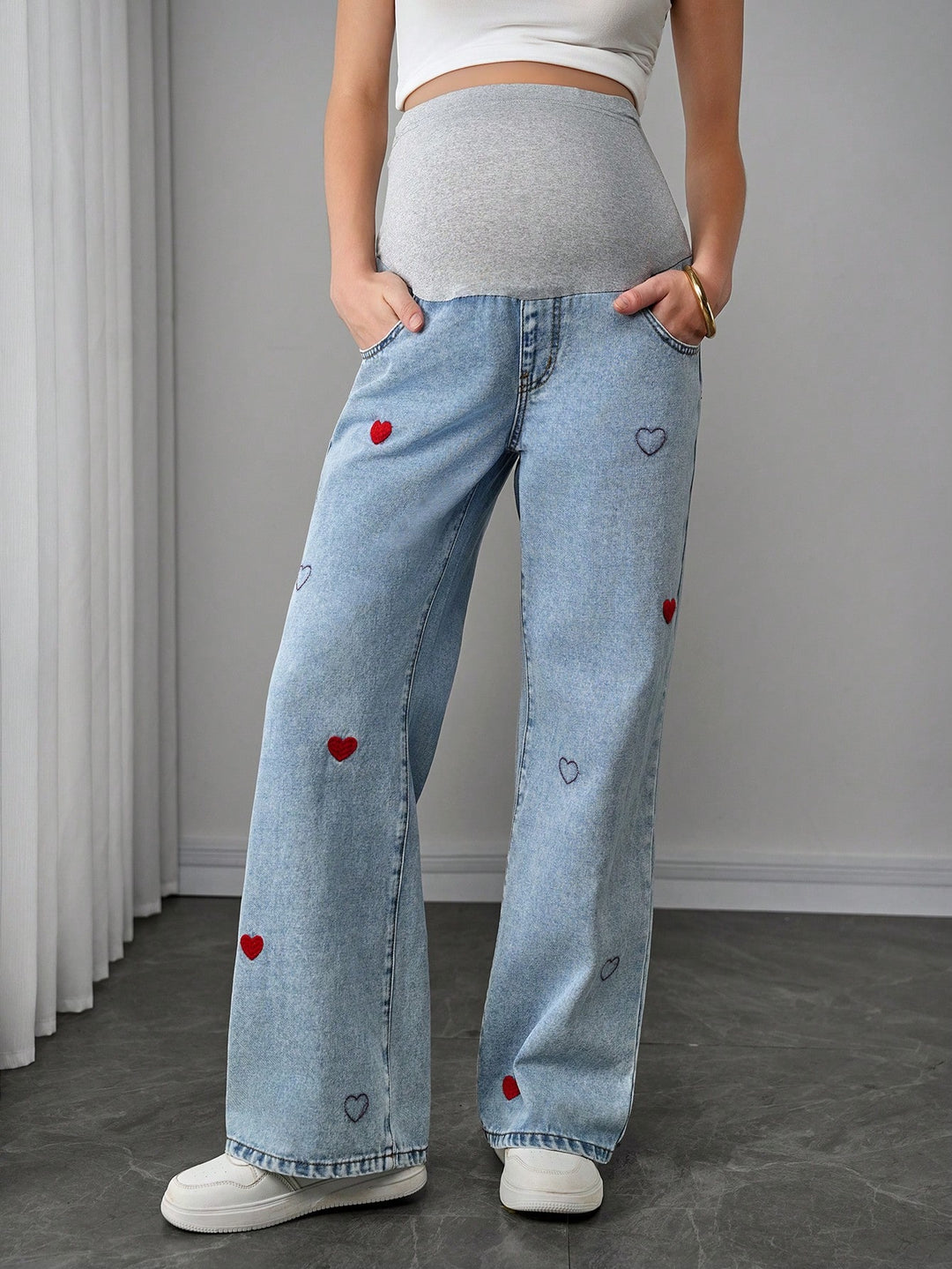 Jeans SHEIN, albastru