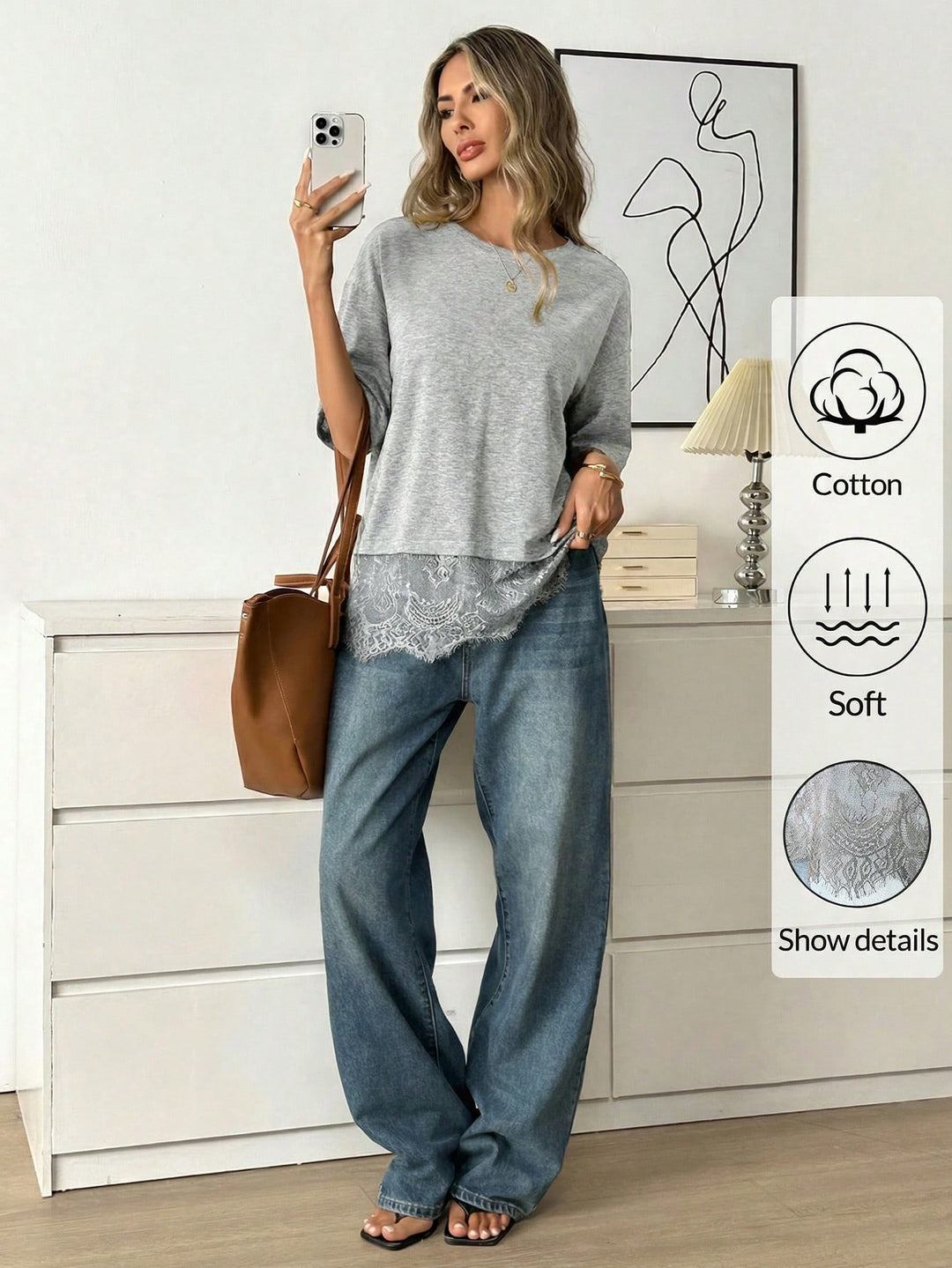 Tricou SHEIN, gri