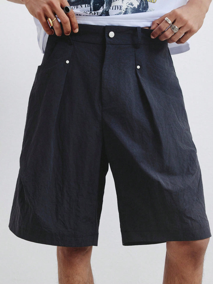 Pantaloni scurți SHEIN, negru