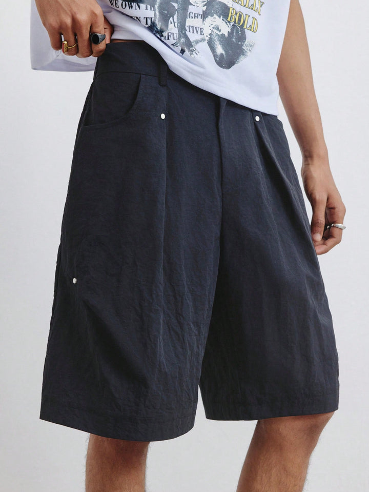 Pantaloni scurți SHEIN, negru