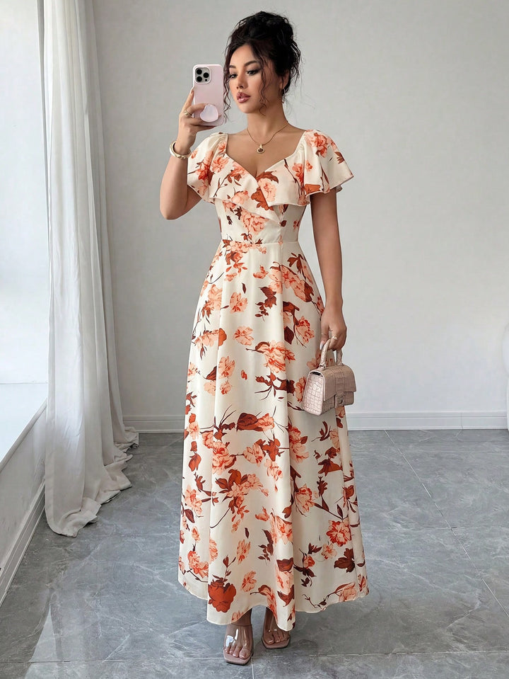 Rochie maxi SHEIN, mix culori