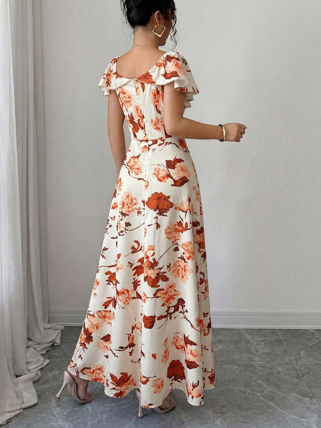 Rochie maxi SHEIN, mix culori