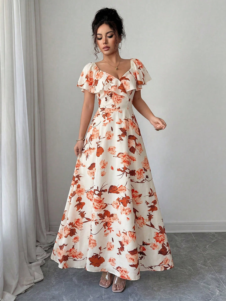 Rochie maxi SHEIN, mix culori