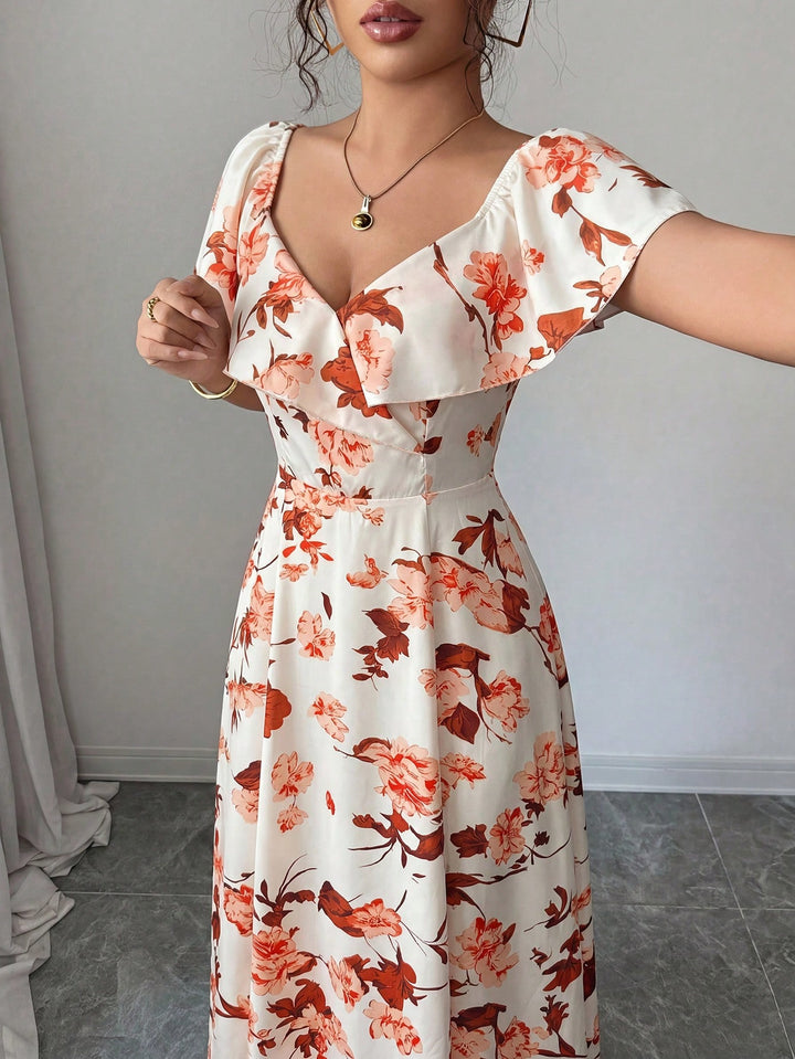 Rochie maxi SHEIN, mix culori