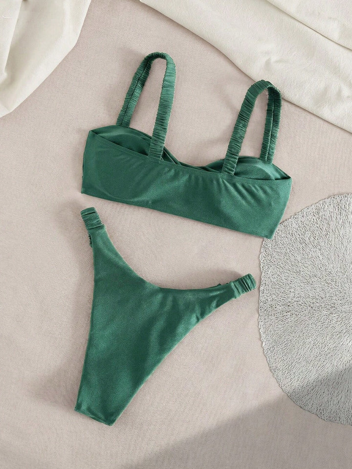 Set bikini SHEIN, verde