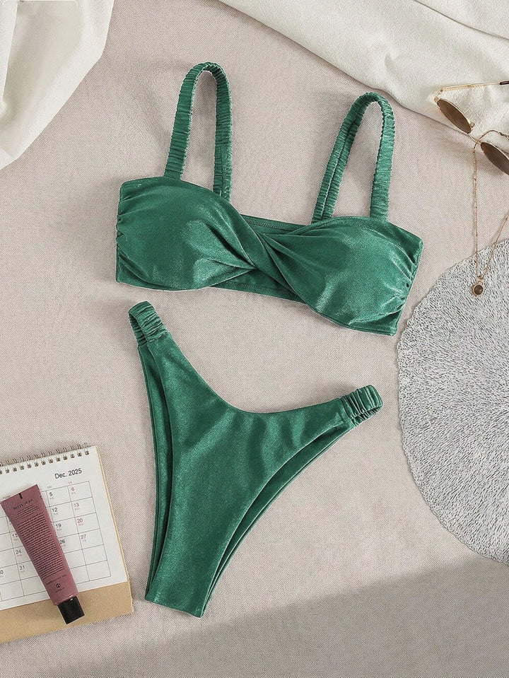 Set bikini SHEIN, verde