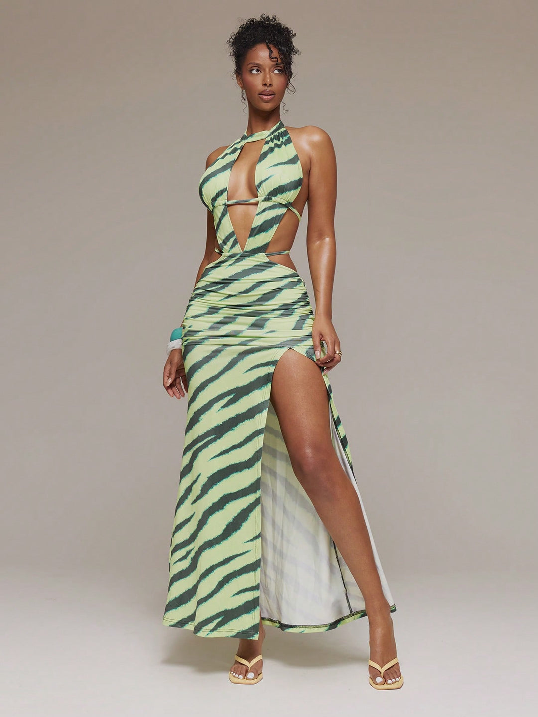 Rochie maxi SHEIN, verde